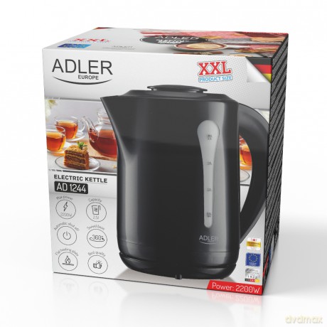 Czajnik plastikowy 2,5 L Adler AD 1244 black