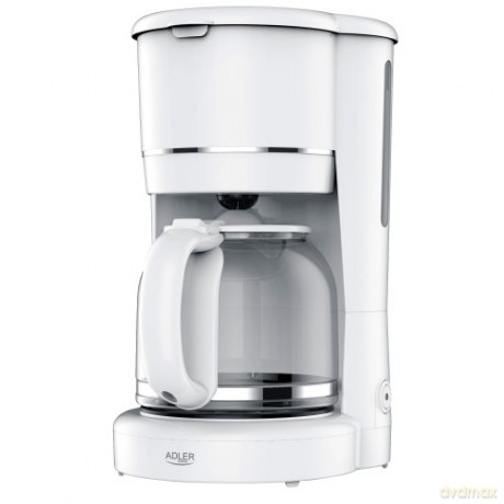 Ekspres przelewowy do kawy mielonej 1,5L Adler AD 4383 white