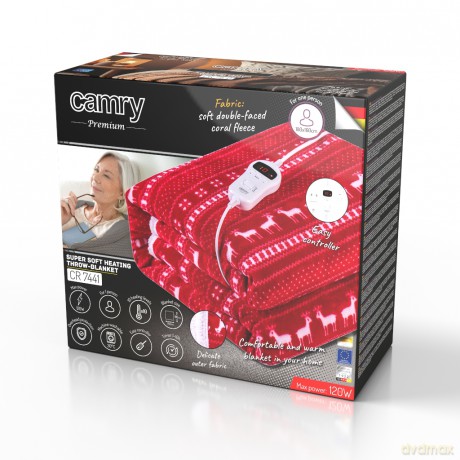 Elektryczny koc nakładany z czasomierzem (1) Camry CR 7441