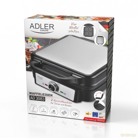 Gofrownica 1800 W Adler AD 3083
