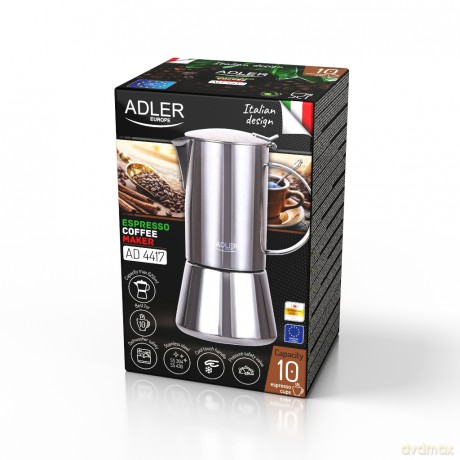 Kawiarka - zaparzacz do kawy Espresso - 620ml Adler AD 4417