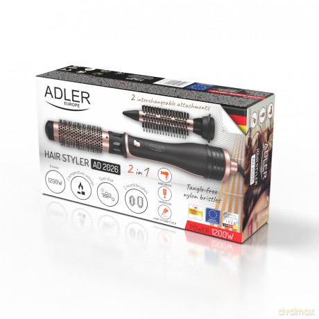 Lokówko-suszarka - 1200W - 2 nasadki Adler AD 2026