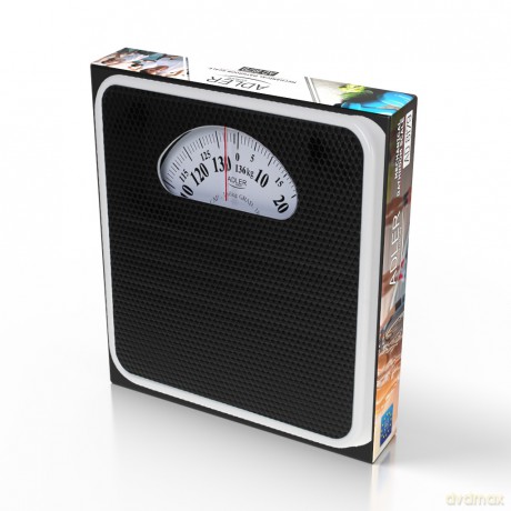 Mechaniczna waga łazienkowa Adler Europe AD 8179 black