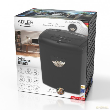 Niszczarka do dokumentów Adler AD 1038 Black