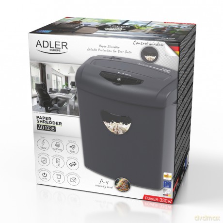 Niszczarka do dokumentów Adler AD 1038 Grey