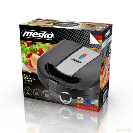 Opiekacz do kanapek 3 w 1 Mesko MS 3045