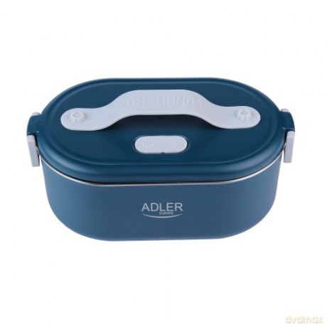 Pojemnik na żywność - podgrzewany - metalowy pojemnik Adler AD 4505 blue