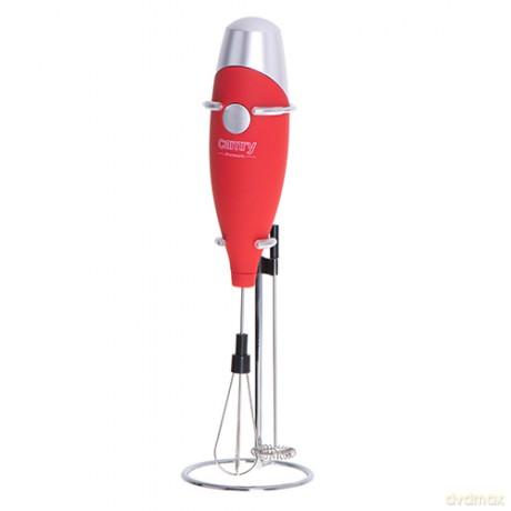 Spieniacz do mleka z mieszadłem i stojakiem Camry CR 4501 red
