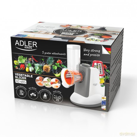 Szatkownica do warzyw z 5 nasadkami Adler AD 4815