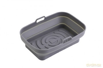 Tacka silikonowa do frytkownicy powietrznej | 19,8 cm x 13,1 cm | Wielokrotnego użytku | Silikon spożywczy BPA Free Adler AD 6736