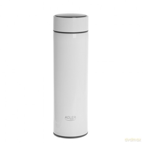 Termos LED 473ml biały Adler AD 4506 white