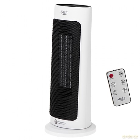 Termowentylator ceramiczny LED z pilotem + Timer Adler AD 7738