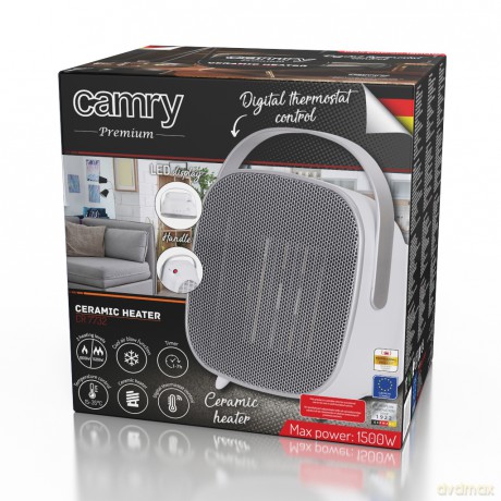 Termowentylator ceramiczny z LED Camry CR 7732