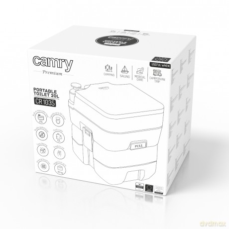 Toaleta turystyczna 20 L Camry CR 1035