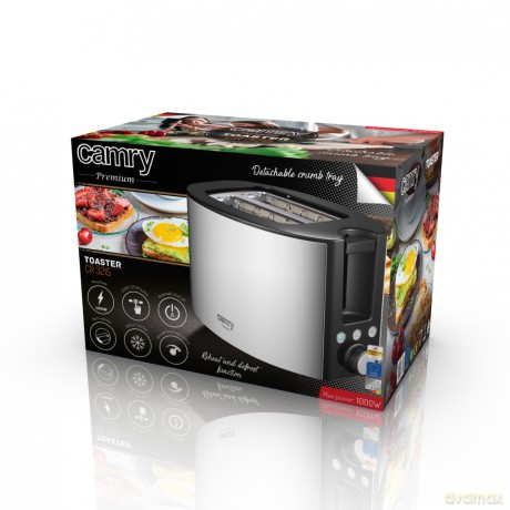 Toster 2 kromki Camry CR 3215