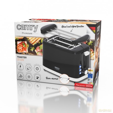 Toster 2 kromki Camry CR 3218