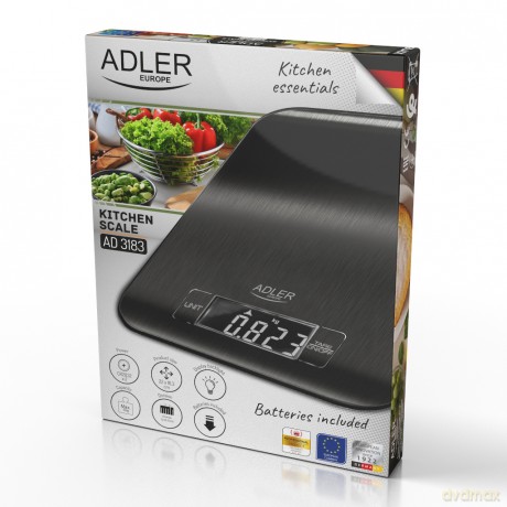 Waga kuchenna - 5kg Adler AD 3183 black