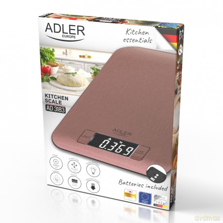 Waga kuchenna - 5kg Adler AD 3183 copper
