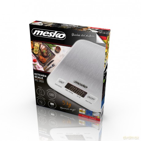 Waga kuchenna - inox Mesko MS 3169 white