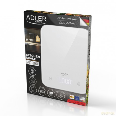 Waga kuchenna Adler AD 3181 white