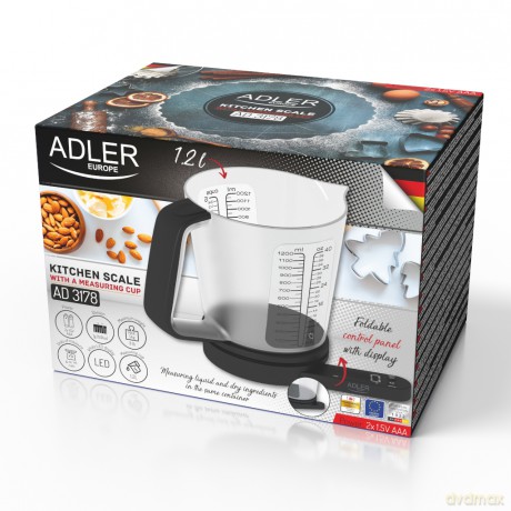 Waga kuchenna z kubkiem Adler AD 3178