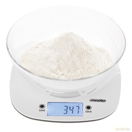Waga kuchenna z misą Mesko MS 3179 white