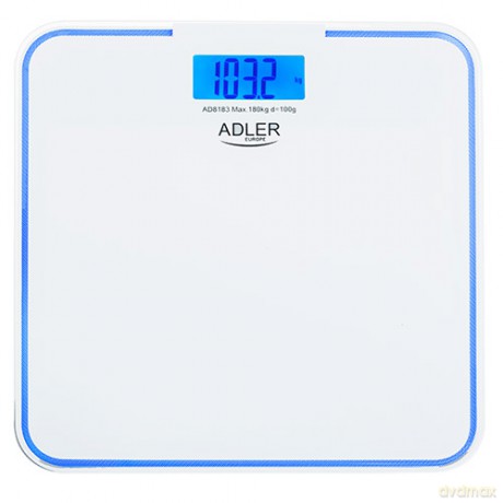 Waga łazienkowa - 180kg - z podświetleniem krawędzi Adler AD 8183