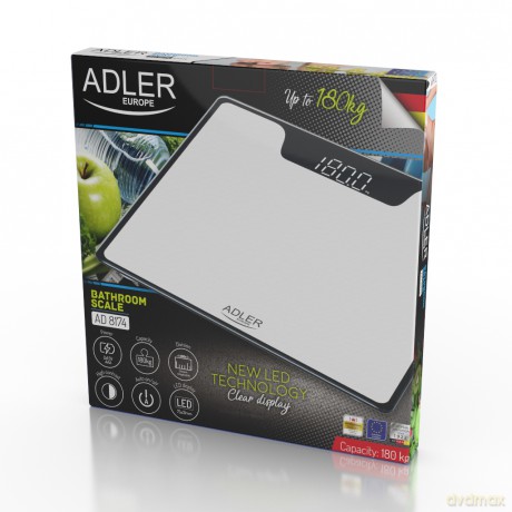 Waga łazienkowa - LED Adler AD 8174 white