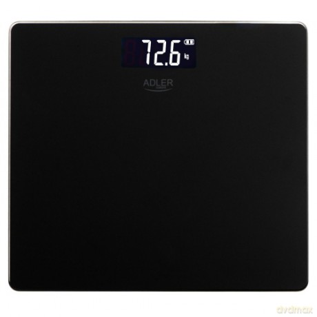 Waga Łazienkowa USB-C, Akumulatorowa, 180 kg, Dokładność 100 g Adler AD 8194 black
