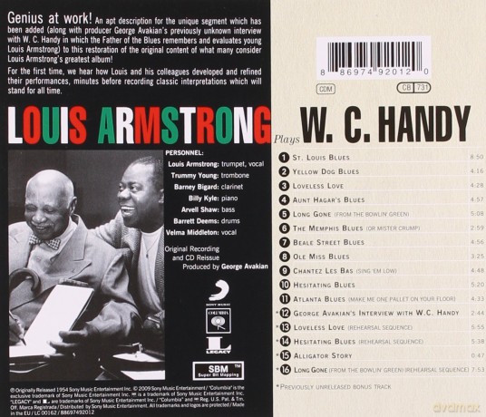 Louis Armstrong And His All-S: Louis Armstrong Plays W. C. Handy [CD]