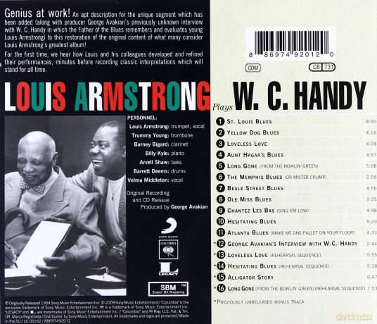 Louis Armstrong And His All-S: Louis Armstrong Plays W. C. Handy [CD]