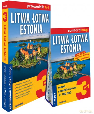 Litwa Łotwa Estonia Zestaw Przewodnikowy 3w1 2026 [KSIĄŻKA]