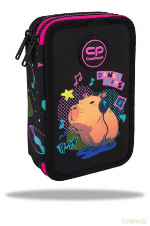 Piórnik podwójny z wyposażeniem Coolpack Jumper 2 Capybara Music