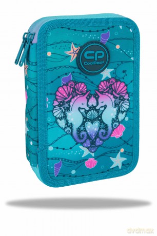 Piórnik podwójny z wyposażeniem Coolpack Jumper 2 Seafish