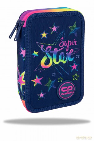 Piórnik podwójny z wyposażeniem Coolpack Jumper 2 Stars