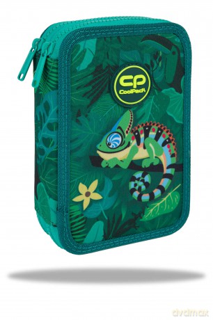 Piórnik podwójny z wyposażeniem Coolpack Jumper 2 Tropic