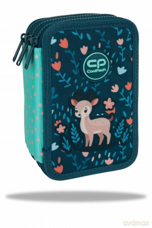 Piórnik potrójny z wyposażeniem Coolpack Jumper 3 Deer