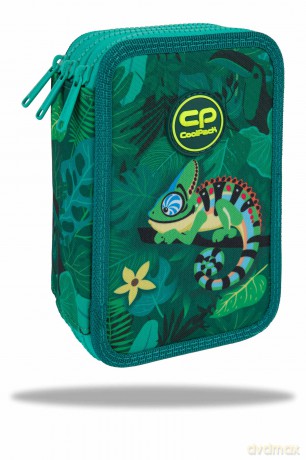 Piórnik potrójny z wyposażeniem Coolpack Jumper 3 Tropic