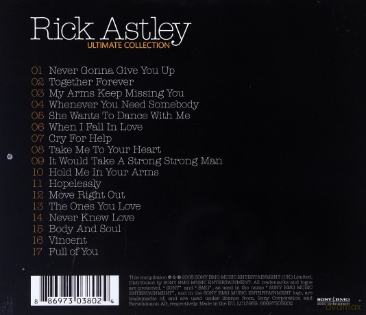 Rick Astley: The Ultimate Collection [CD]