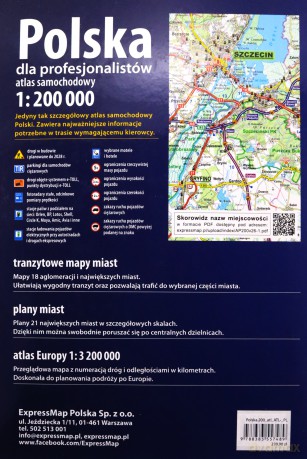 Polska Atlas Samochodowy dla Profesjonalistów 1:200 000 wydanie 2026/2027 [KSIĄŻKA]