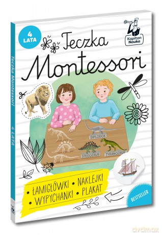 Teczka Montessori. 4 lata. Kapitan Nauka. Montessori - Zuzanna Osuchowska [KSIĄŻKA]