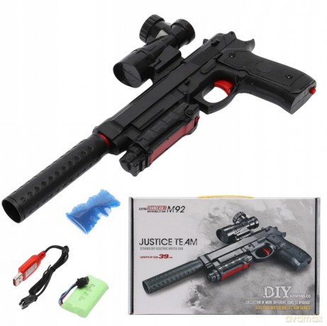 Automatyczny Pistolet Na Kulki Żelowe z Ładowarką