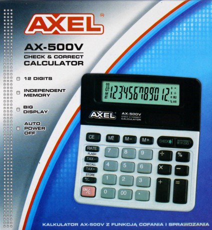 Kalkulator Axel AX-500v