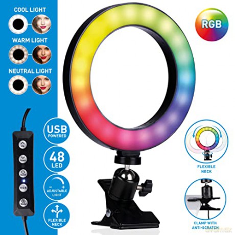 Grundig Lampa pierścieniowa do selfie RGB