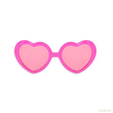Imprezowe okulary Serca różowe 1szt. 143421