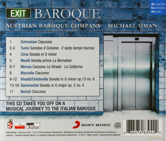 Austrian Baroque Company: Exit Baroque [CD]