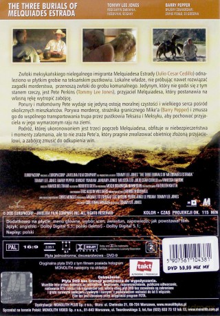 Trzy pogrzeby Melquiadesa Estrady [DVD]