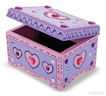 Wooden Jewellery Box - DYO Melissa amp; Doug