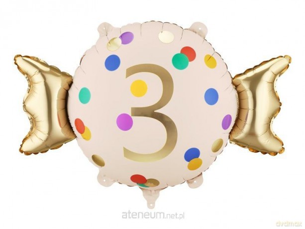 Balon foliowy Cukierek 3 61x37cm