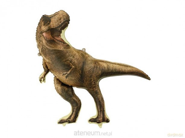 Balon foliowy Jurassic World T-Rex brązowy 92x98cm